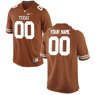 Texas-Longhorns-Orange-Nike-Customized-College-Jersey