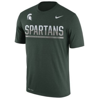 Michigan-State-Spartans-Nike-2016-Staff-Sideline-Dri-Fit-Legend-T-Shirt-Green