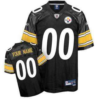 Pittsburgh-Steelers-Men-Customized-black-white-number-Jersey-4733-40939