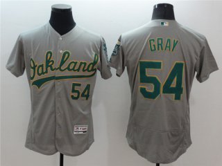 Athletics #54 Sonny Gray Grey Flex Base Stitched Jersey