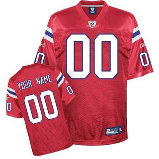 New-England-Patriots-Youth-Customized-Red-Jersey-6125-63528
