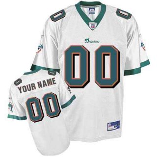 Miami-Dolphins-Youth-Customized-White-Jersey-1966-63907