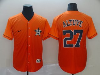 Houston Astros #27 orange jersey