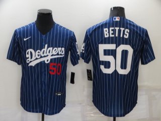 Men's Los Angeles Dodgers #50 Mookie Betts