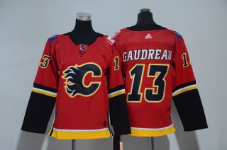 Flames-13-Johnny-Gaudreau-Red-Youth-Adidas-Jersey