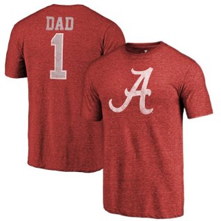 Alabama-Crimson-Tide-Fanatics-Branded-Crimson-Greatest-Dad-Tri-Blend-T-Shirt