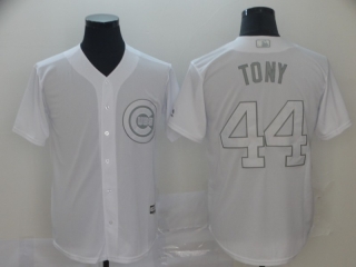Chicago Cubs #44 white jersey