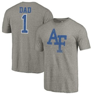 Air-Force-Falcons-Fanatics-Branded-Gray-Greatest-Dad-Tri-Blend-T-Shirt
