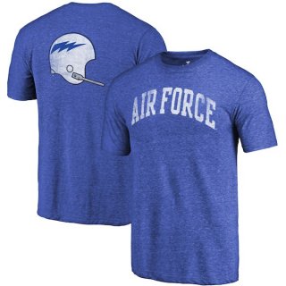 Air-Force-Falcons-Fanatics-Branded-Heathered-Royal-Vault-Two-Hit-Arch-T-Shirt