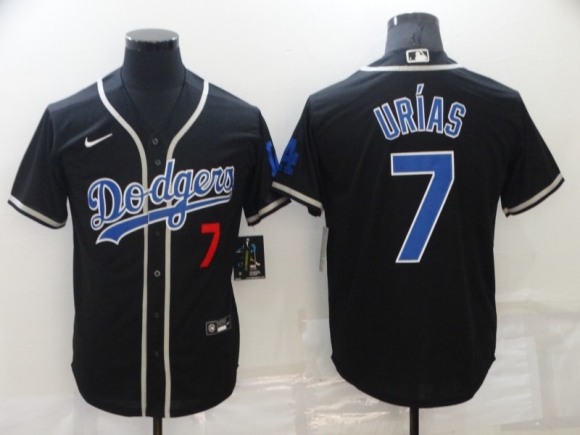 Los Angeles Dodgers #7 black jersey