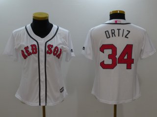Boston Red Sox #34 women jersey