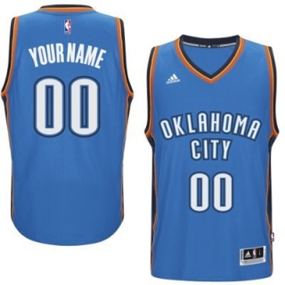 Oklahoma-City-Thunder-Blue-Men's-Customize-New-Rev-30-Jersey