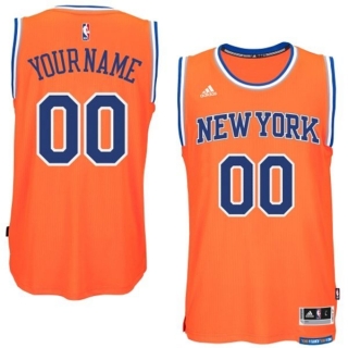 New-York-Knicks-Orange-Men's-Customize-New-Rev-30-Jersey
