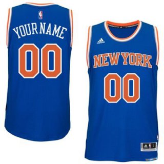New-York-Knicks-Blue-Men's-Customize-New-Rev-30-Jersey