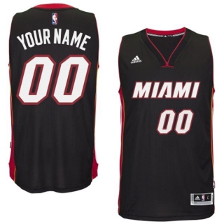 Miami-Heat-Black-Men's-Customize-New-Rev-30-Jersey