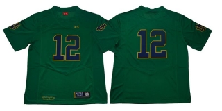 Notre-Dame-12-Green-Under-Armour-College-Football-Jersey