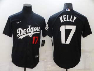 Los Angeles Dodgers #17 black jersey