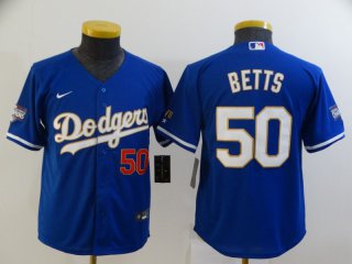Los Angeles Dodgers #50 youth blue jersey