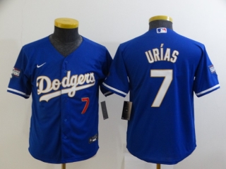 Dodgers-7 Urias youth jersey