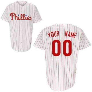 Philadelphia-Phillies-White-Red-strip-Man-Custom-Jerseys-4485-92155