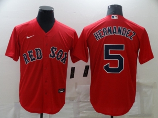 Boston Red Sox #5 red jersey