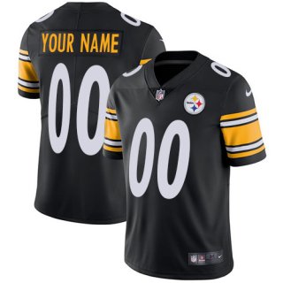 Men's Pittsburgh Steelers Black Team Color Vapor Untouchable Limited Stitched NFL Jersey