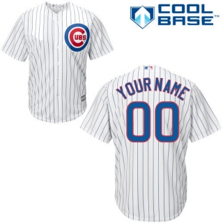 Cubs-White-Customized-Men-Cool-Base-Jersey