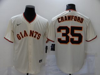 San Francisco Giants#35 cream jersey