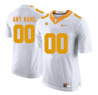 Tennessee-Volunteers-White-Men's-Customized-College-Football-Jersey