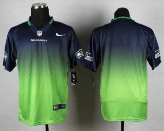Nike-Seahawks-Blue-And-White-Drift-Fashion-II-Custom-Jerseys