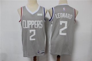 Clippers-2-Kawhi-Leonard gray 2021Reward ersey