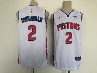 Detroit Pistons #2 white jersey