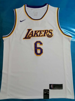 Los Angeles Lakers #6 james white jersey