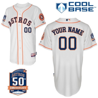 Astros-White-Customized-Men-50th-Anniversary-Jersey