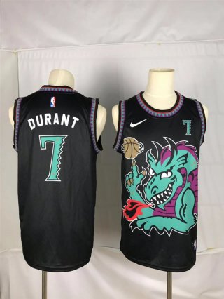 Nets-7-Kevin-Durant 2021 black new jersey