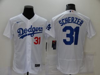 Los Angeles Dodgers#31 white jersey