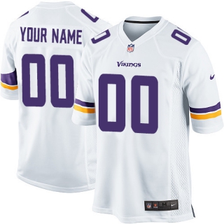Nike-Minnesota-Vikings-Customized-New-Elite-White-Jerseys