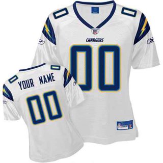 San-Diego-Chargers-Women-Customized-White-Jersey-3403-63534