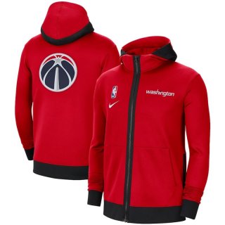Nike Washington Wizards Red Authentic Showtime Performance Full-Zip Hoodie Jacke