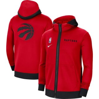 Nike Toronto Raptors Red Authentic Showtime Performance Full-Zip Hoodie Jacket