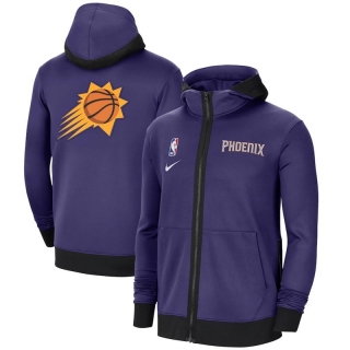 Nike Phoenix Suns Purple Authentic Showtime Performance Full-Zip Hoodie Jacket