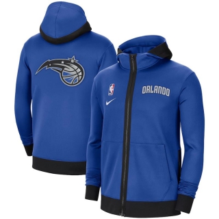 Nike Orlando Magic Blue Authentic Showtime Performance Full-Zip Hoodie Jacket