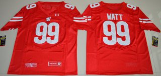 Wisconsin-Badgers-99-J.J.-Watt-Red-College-Football-Jersey