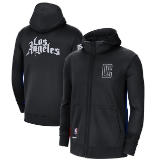 Nike LA Clippers Black 2020&21 City Edition Showtime Full-Zip Hoodie