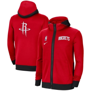 Nike Houston Rockets Red Authentic Showtime Performance Full-Zip Hoodie Jacket