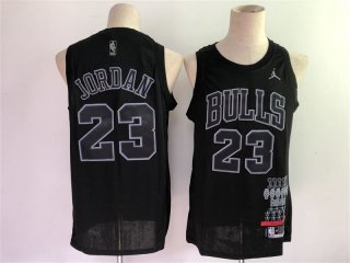 Bulls 23 Michael Jordan black MVP with jordan logo