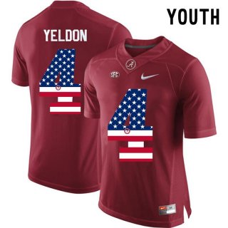 Alabama-Crimson-Tide-4-T.J-Yeldon-Red-USA-Flag-College-Youth-Limited-Jersey