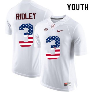 Alabama-Crimson-Tide-3-Calvin-Ridley-White-USA-Flag-College-Youth-Limited-Jersey