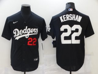 Dodgers-22-Clayton-Kershaw black jersey