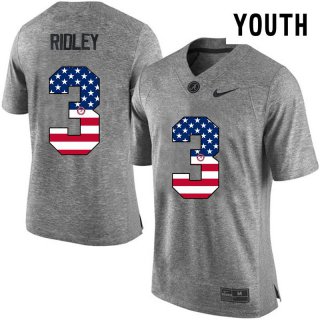 Alabama-Crimson-Tide-3-Calvin-Ridley-Gray-USA-Flag-College-Youth-Limited-Jersey